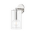 BELINDA Wall Sconce, 1-Light, Polished Nickel, Clear Glass Shade, 14"H (H415101A-PN 608UEEV)