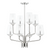 Kayla Chandelier, 1-Light, Polished Nickel, 24"W (H420808-PN 608UEGZ)