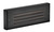Hinkley Dash LED Flush Step Light 120V Stainless Steel Black 8.75"W x 3.75"H x 1.25"L Louvered 