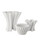 Currey and Company Godet White Vase 