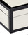 Currey and Company Ivory Lacquer Box, Set of 2 