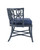 Currey and Company Tegal Navy Bench, Finn Indigo 