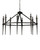 Currey and Company Blackthorn Chandelier 