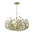 Crystorama Broche 5 Light Champagne Green Tea Chandelier, Crystorama 566-CT 2NZ9C 