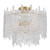 Crystorama Libby Langdon Ackerly 3 Light Aged Brass Semi Flush Mount, Crystorama ACK-920-AG 2NZ9H 