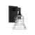 Crystorama Gregory 1 Light Matte Black Sconce, Crystorama GRG-1041-MK 2NZCJ 