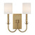 Crystorama Lloyd 2 Light Aged Brass Sconce, Crystorama LLO-482-AG 2P08D 