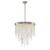 Crystorama Winfield 5 Light Antique Silver Chandelier, Crystorama WIN-215-SA-CL-MWP 2P0A7 