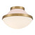 Crystorama Xander 1 Light Vibrant Gold + Blush Flush Mount, Crystorama XAN-8001-VG-BH 2P0AH 