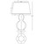 Williamsburg Randolph Table Lamp, 1-Light, Gray Taupe/Lucite, Pearl Dupioni Fabric Shade, 30.75"H (CG997 2AH9G)