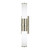 Roderick Wall Sconce, 2-Light, Polished Nickel, Frosted White Glass, 16.5"H, Robert Abbey (S1350 2HLLZ)