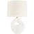 Visual Comfort & Co. Signature Collection Adria 25" Cordless Table Lamp, Visual Comfort & Co. Signature Collection ARN 3396PW-L-CL DDDCV 