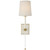 Visual Comfort & Co. Signature Collection Lucia 21" Cordless Sconce, Visual Comfort & Co. Signature Collection JN 2052WHT/CG-L-CL DDE9Z 