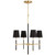 Visual Comfort & Co. Signature Collection Bryant Small Wrapped Chandelier, Visual Comfort & Co. Signature Collection TOB 5580HAB/CHC-CHC N1X6J 
