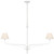 Visual Comfort & Co. Signature Collection Amalfi 57" Linear Chandelier, Visual Comfort & Co. Signature Collection CHC 5680PW-L N1Y4V 