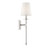 Monroe Wall Sconce, 1-Light, Satin Nickel, Soft White Fabric Shade, 20"H (9-302-1-SN 1N3WD)