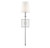 Monroe Wall Sconce, 1-Light, Polished Nickel, Soft White Fabric Shade, 24"H (9-303-1-109 1N3WE)