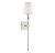 Monroe Wall Sconce, 1-Light, Satin Nickel, Soft White Fabric Shade, 24"H (9-303-1-SN 1N3WJ)