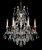 Renaissance Chandelier, 7-Light, Antique Silver, Clear Swarovski Crystal, 23.5"W (3770-48S AY6PQ)