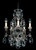 Renaissance Chandelier, 5-Light, Antique Silver, Clear Heritage Crystal, 14.5"W (3769-48 Y9QWL)