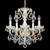 Century Chandelier, 5-Light, Etruscan Gold, Clear Heritage Crystal, 17"W (1704-23 1HPVG0)