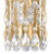 Sarella Pendant, 3-Light, Heirloom Gold, Clear Heritage Crystal, 5"W (RS8341N-22H 1HZXGX)
