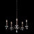 Modique Chandelier, 5-Light, Heirloom Bronze, Clear Heritage Crystal, 27"W (MD1005N-76H 1HZZH1)