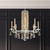 Sarella Chandelier, 8-Light, Antique Silver, Clear Heritage Crystal,30"W (RS83081N-48H 1J5WVU)