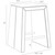 Arteriors Home Cowan Counter Stool 