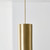 Piper Pendant, 1-Light, Aged Brass, 2.5"W (700MPPPRRR-LEDS930 7033YAA)