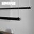 Dyna Linear Chandelier, 1-Light, LED, Anodized Black, Acrylic Light Panel, 47.5"W (700LSDYNAR4PB-LED927 70DR1NG)