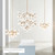 Mara Grande Chandelier, 45-Light, 3-Tier, LED, Aged Brass, Glass, 32.5"W (700MRAGWR-LED927 70E7EVP)