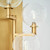Gambit Triple Wall Sconce, 3-Light, Aged Brass, 17.5"H (700WSGMBTCR 70P978V)