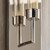 Linger Wall Sconce, 1-Light, LED, Nickel, Polished Nickel, 15.3"H (700WSLNG1N-LED930-277 70P9E53)