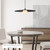 Pirlo Pendant, 1-Light, LED, Black, Matte Black, 22"W (700TDPRLB-LED930 70P9F39)