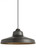 Zevo Outdoor Pendant, 1-Light, Fossil Gray, 18"W (700TDZVOFG 70PD908)