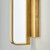 Banda Bathroom Wall Sconce, 1-Light, LED, Natural Brass, 13"H (700BCBND13NB-LED930-277 70PDAWD)