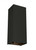 Vex Outdoor Wall Sconce, LED, Black, 12"H (700OWVEX93012BDOUNV 70PDHQX)