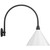 Visual Comfort & Co. Signature Collection Academy 19.5" Arched Mack Barn Light, Visual Comfort & Co. Signature Collection TOB 2815MBK/S11-WHT N240H 
