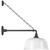 Visual Comfort & Co. Signature Collection Academy 17.5" Anchored Mack Barn Light, Visual Comfort & Co. Signature Collection TOB 2813MBK/S6-WHT N23ZZ 