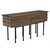 Noir Oliver Console Dark Walnut 