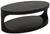 Noir Eclipse Oval Coffee Table 