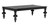 Noir Graff Coffee Table, Hand Rubbed Black 