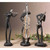Musicians Decorative Figurines, 3/Set, Slate Gray, 18"H , Uttermost (19061 8WHG)