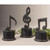 Music Notes Metal Figurines, 3/Set, 12"H, Uttermost (19280 G6PG)