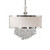 Fascination Drum Shade Pendant, 3-Light, Silver, 22"W (21908 N355)