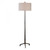Ivor Floor Lamp, 1-Light, Cast Iron, Raw Steel, 62"H (28118 9X3T2)