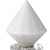 Alize Sculptures, 3/Set, White Marble, Crystal, 14"H, Uttermost (17580 A3D13)