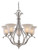 Monrovia Chandelier, 5-Light, Brushed Nickel, 26"W (CH35405BN 513G)