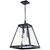 Tremont Pendant, 4-Light, Matte Black, Clear Glass Shade, 15"W (P0323 J6RQ)